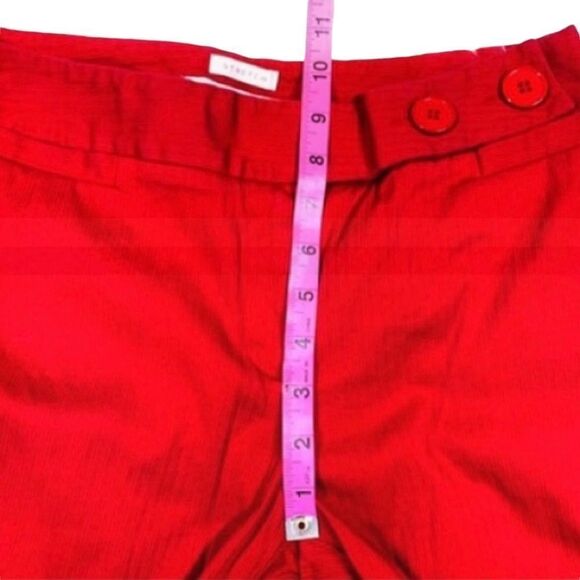 Nine & Co. Red Textured Bootcut Pants - Size 6 - Picture 9 of 11